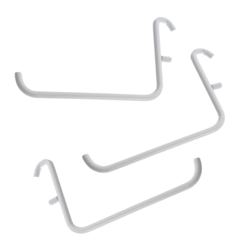 MAGICLULU 3 Stück Schwere Metall Pegboard Haken mit Emaillierter Oberfläche Robuste Lochwand Halter für Werkzeuge Vielseitig Einsetzbar in Werkstatt Garage und Am Arbeitsplatz von MAGICLULU