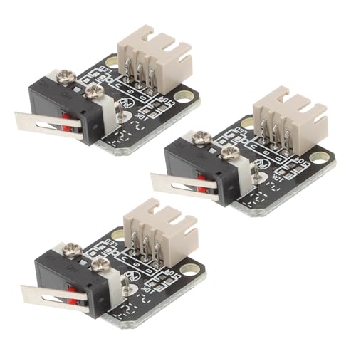 MAGICLULU 3 Stück Teiliges End Stop Modul Drucker Mechanischer Mikroschalter Kompatibel mit Ender Präzise Ersatzteile Leicht und Kompakt für DIY Zubehör von MAGICLULU
