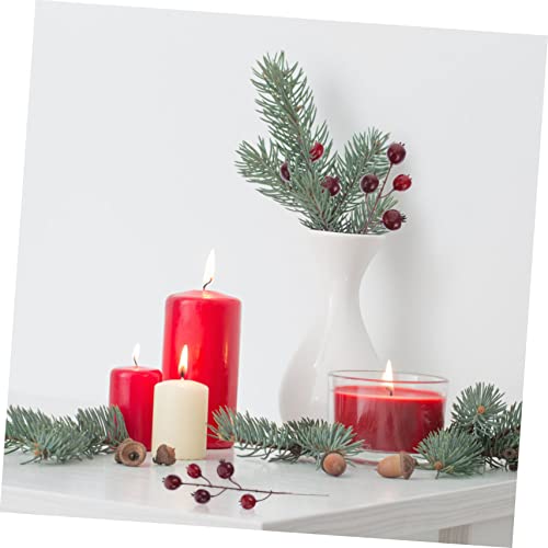 MAGICLULU 3 Stück Teiliges Künstliche Granatapfelzweige Weihnachtsdeko Rot Lebensechte Beerenzweige Frostmaterial Für Vielseitige Weihnachtsdekoration MAGICLULU 3 Stück Teiliges Künstliche Granatapfelzweige Weihnachtsdeko Rot Lebensechte Beerenzweige Frostmaterial Für Vielseitige Weihnachtsdekoration von MAGICLULU