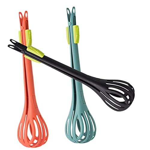 MAGICLULU 3Stücke Küchenzange aus Nylon Multifunktionale Eiermixer Zange Lebensmittelecht für Nudeln und Eier Hochtemperaturbeständig Küchenbedarf MAGICLULU 3Stücke Küchenzange aus Nylon Multifunktionale Eiermixer Zange Lebensmittelecht für Nudeln und Eier Hochtemperaturbeständig Küchenbedarf von MAGICLULU