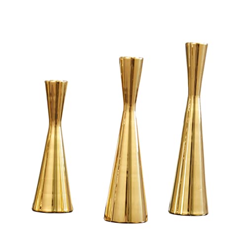 MAGICLULU 3 Stück Teiliges Vintage Metall Kerzenständer Set Lange Kerzenhalter aus Kreative Nordische Deko für Wohnzimmer Hochzeit Romantisches Candlelight Dinner Tragbar und Stilvoll MAGICLULU 3 Stück Teiliges Vintage Metall Kerzenständer Set Lange Kerzenhalter aus Kreative Nordische Deko für Wohnzimmer Hochzeit Romantisches Candlelight Dinner Tragbar und Stilvoll von MAGICLULU