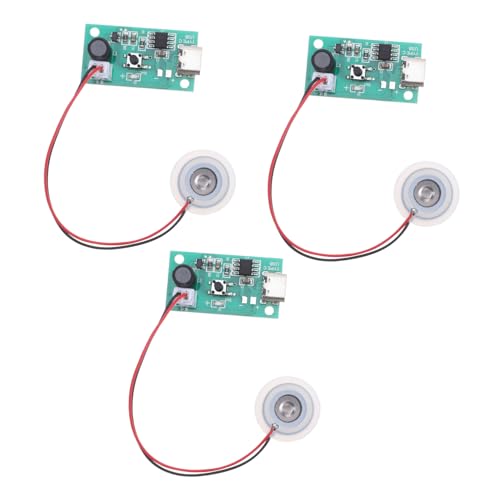 MAGICLULU 3 Stück USB Mini Luftbefeuchter mit Zerstäubungsplatte Energiesparend Kompakt für DIY Pflanzen Schlafzimmer Dekorativer Nebeleffekt Tragbar Ersatzdisk Humidifier von MAGICLULU