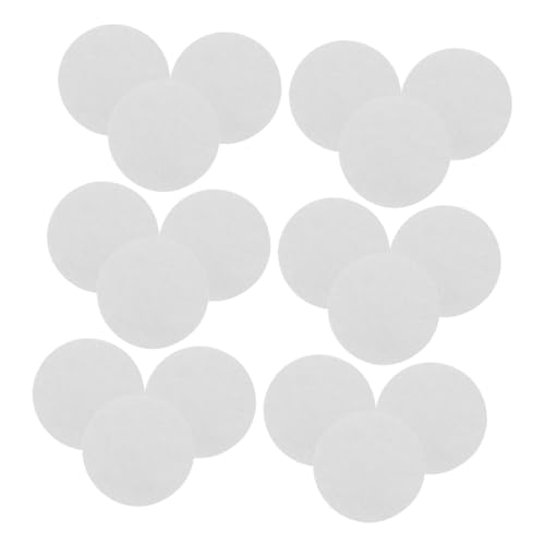 MAGICLULU 30 Stück Duftender Baumwollkern luftbefeuchter Toddy-Kaffeefilter und Stopfen Pergament runden Gewebebefeuchter Pergamentpapier runden Aromapads Baumwolle Weiß von MAGICLULU