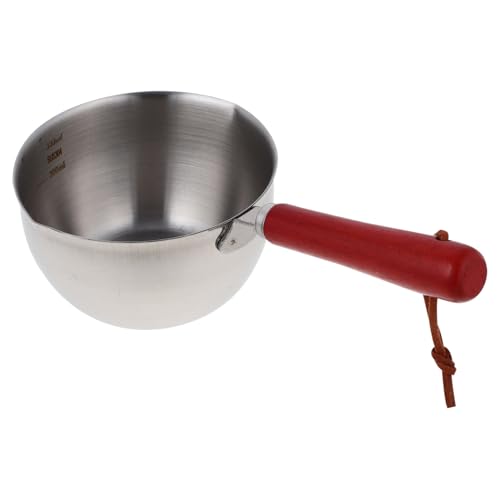 MAGICLULU Mini-pfanne für Induktionsherde Stielkasserolle Edelstahl-kochtopf MAGICLULU Mini-pfanne für Induktionsherde Stielkasserolle Edelstahl-kochtopf von MAGICLULU