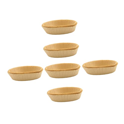 MAGICLULU Pergamenteinlagen Für Die Heißluftfritteuse Wiederverwendbar-backpapiereinlagen Öldichtes Papierkissen Zum Backen von MAGICLULU