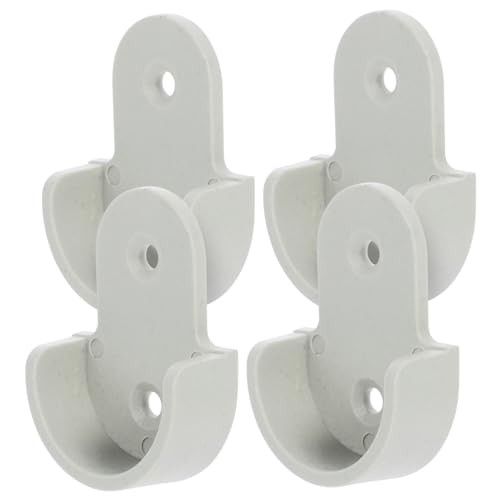 MAGICLULU 30stücke Schrank Pole Buchse Kleiderschrank Stange Halterung Vorhang Stange Unterstützung Halter Aus Kunststoff Für Einfache Montage Und Langlebige Nutzung von MAGICLULU