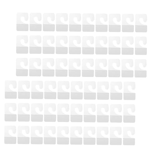 MAGICLULU 350 Stück Anschließen Wandhaken Klebend Selbstklebende Decke Hängende Haken Hanging -tags Selbstklebender Etikettenhaken Klare Aufhängehaken Wand Klebehaken Transparent Haustier von MAGICLULU