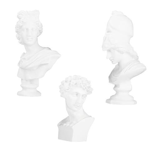 MAGICLULU 3stücke Griechische Büstenstatue Mythologie Figur Ornament Harz Statue Dekorative Skulptur Für Zuhause Wohnzimmer Schlafzimmer Arbeitszimmer Schreibtisch MAGICLULU 3stücke Griechische Büstenstatue Mythologie Figur Ornament Harz Statue Dekorative Skulptur Für Zuhause Wohnzimmer Schlafzimmer Arbeitszimmer Schreibtisch von MAGICLULU