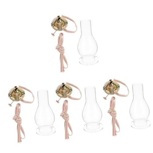 MAGICLULU 4 Sätze Lotus-lampenfassung Retro-öllampenhalter Petroleumlampensockel Halterung Für Petroleumlampen Regler Für Öllampe Öllampenbrenner Passend Für Öllampe Kerosinarmatur Glas von MAGICLULU
