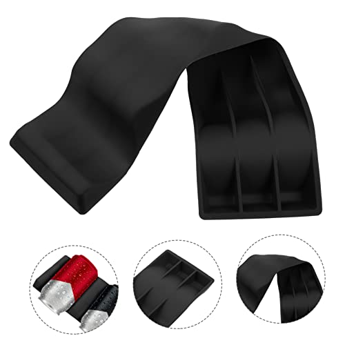 MAGICLULU 4 Stck Silikon Weinflaschenhalter Rutschfestes Weinregal Kreativer Flaschenstapel Organizer für Zuhause Bar Party Flexibel und Platzsparend Schwarzes Modernes Design MAGICLULU 4 Stck Silikon Weinflaschenhalter Rutschfestes Weinregal Kreativer Flaschenstapel Organizer für Zuhause Bar Party Flexibel und Platzsparend Schwarzes Modernes Design von MAGICLULU