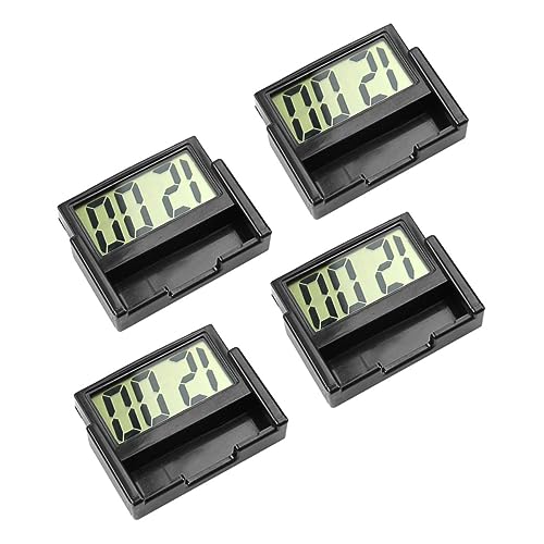 MAGICLULU 4 Stück Auto digitaluhren aus Kunststoff Mini Dashboard Uhren mit Großem Display Langlebig Präzise für Auto Armaturenbrett und Schreibtisch Geeignet MAGICLULU 4 Stück Auto digitaluhren aus Kunststoff Mini Dashboard Uhren mit Großem Display Langlebig Präzise für Auto Armaturenbrett und Schreibtisch Geeignet von MAGICLULU
