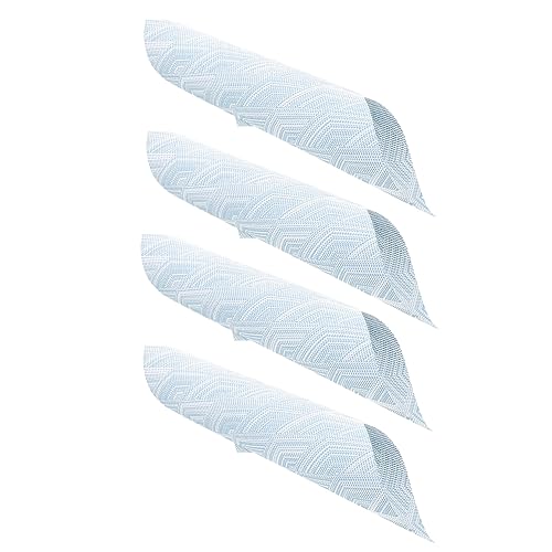 MAGICLULU 4-teiliges Tischset-Set Tischsets Aus PVC Waschbar Abwischbar Hitzebeständig Nicht-tischsets von MAGICLULU