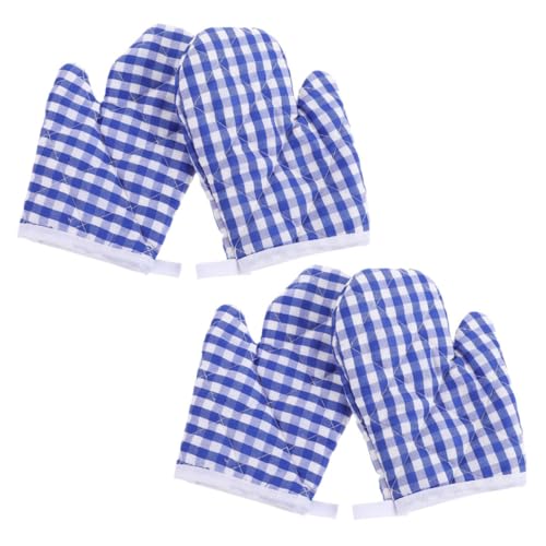 MAGICLULU 4stücke Hitzebeständige Ofenhandschuhe Für Junge Mädchen Verdickt Kochen Backen Handschuhe Küchenbedarf Fäustlinge Mit Plaid Schutz Vor Verbrennungen Für Küche Und Garten MAGICLULU 4stücke Hitzebeständige Ofenhandschuhe Für Junge Mädchen Verdickt Kochen Backen Handschuhe Küchenbedarf Fäustlinge Mit Plaid Schutz Vor Verbrennungen Für Küche Und Garten von MAGICLULU