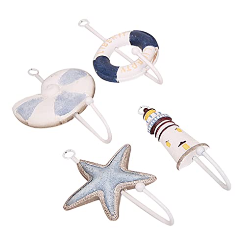 MAGICLULU Mediterrane Kleiderbügel Mit 4 Haken Ohne Funktion Vielseitiges Wohndekor-accessoire MAGICLULU Mediterrane Kleiderbügel Mit 4 Haken Ohne Funktion Vielseitiges Wohndekor-accessoire von MAGICLULU