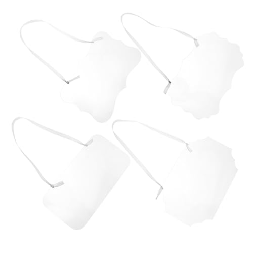 MAGICLULU 4 Stück Teiliges Acryl-schild Transparent Leicht zum Aufhängen Reserviert Schilder für Hochzeit Stühle Blanko DIY Sitzplatzmarkierungen für Events Zuhause Büro von MAGICLULU