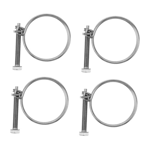 MAGICLULU 4 Stück Teiliges Edelstahl Schlauchschellen Rostfreie Robuste Schlauchklemmen Einstellbare Rohrschellen für Schlauchbefestigung Praktisch und Langlebig Ø Drahtstärke MAGICLULU 4 Stück Teiliges Edelstahl Schlauchschellen Rostfreie Robuste Schlauchklemmen Einstellbare Rohrschellen für Schlauchbefestigung Praktisch und Langlebig Ø Drahtstärke von MAGICLULU