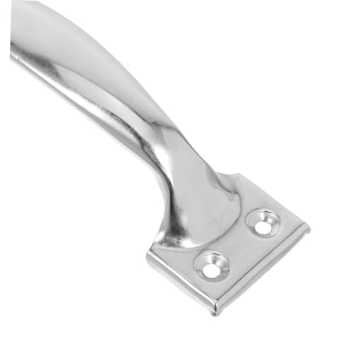 MAGICLULU 4 Stück Teiliges Edelstahl Türgriff Ergonomisch Bogenform Komfortabler Griff Möbel Schrank Schiebetür Griff Robust und Fingerabdruckresistent von MAGICLULU