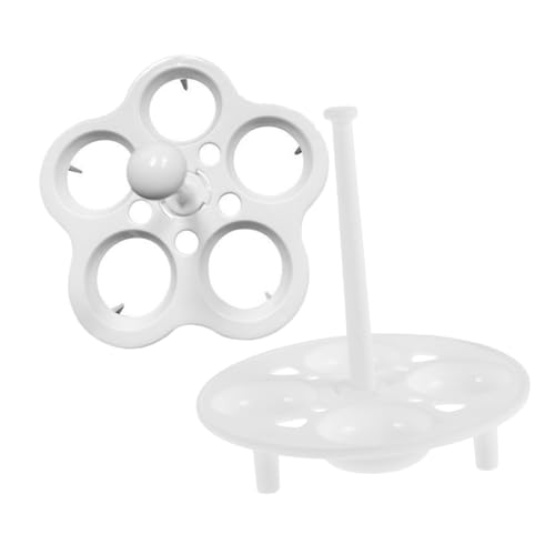 MAGICLULU 4 Stück Teiliges Eier Dampfgarer Rack Hitzebeständiger Eierhalter für Kochen für Eier mit Kompakt und Leicht zu Reinigen von MAGICLULU