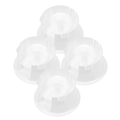 MAGICLULU 4 Stück Teiliges Langlebigen Wasserkrug Deckeln Auslaufsicher Spritzwassergeschützt Einfach zu Reinigen Ersatz Glaswasserkrug Deckel für Getränkekaraffen und Pitcher von MAGICLULU