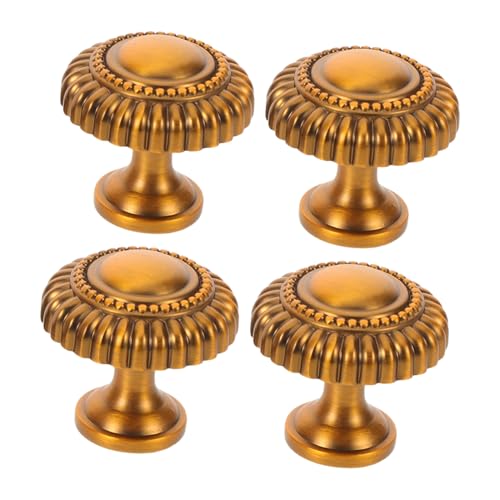 MAGICLULU 4 Stück Teiliges Möbelgriffe aus Zinklegierung mit Gebürsteter Oberfläche Ergonomisch Geformt für Rutschfesten Halt Langlebig und Vielseitig für Küchen Kleiderschrank von MAGICLULU