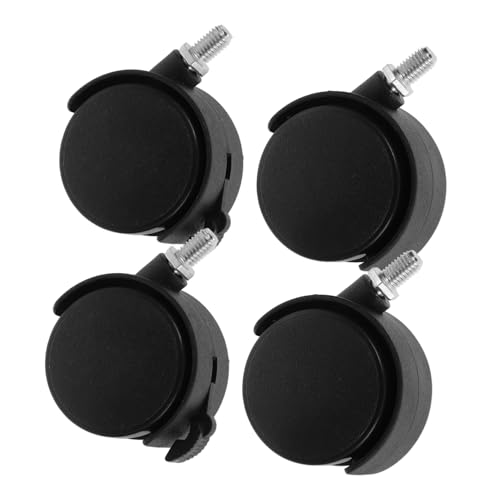 MAGICLULU 4 Stück Teiliges Möbelrollen mit drehung und Doppelrollen mit Bremse ohne Schraube Geräuschlose Bürostuhlrollen für Gaming Bürostühle Geeignet für Schreibtisch Schrank Regal MAGICLULU 4 Stück Teiliges Möbelrollen mit drehung und Doppelrollen mit Bremse ohne Schraube Geräuschlose Bürostuhlrollen für Gaming Bürostühle Geeignet für Schreibtisch Schrank Regal von MAGICLULU