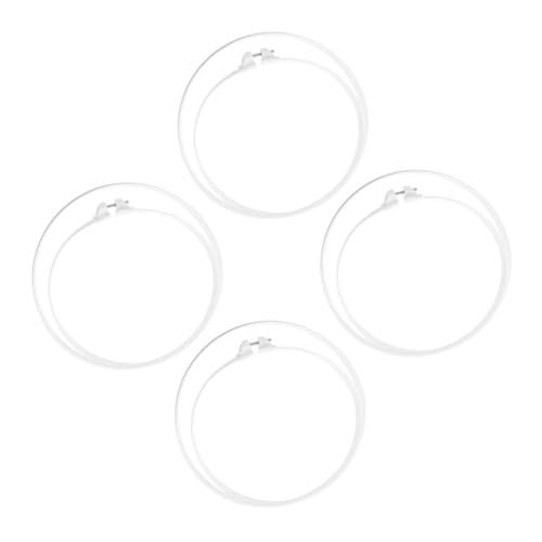 MAGICLULU 4 Stück Teiliges Schutzring Verstärktes Netz Fixier Ring für Stand Tisch und Wandventilatoren Geräuschreduzierend Langlebig Einfach zu Montieren von MAGICLULU
