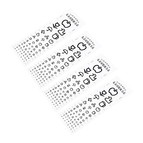 MAGICLULU 4 Stück Teiliges Sehtests mit Professionellen Visualisierungstafeln Standard Sehtafel für Einfache Sehschärfenmessung Wasserdichtes Material für Zuhause und MAGICLULU 4 Stück Teiliges Sehtests mit Professionellen Visualisierungstafeln Standard Sehtafel für Einfache Sehschärfenmessung Wasserdichtes Material für Zuhause und von MAGICLULU