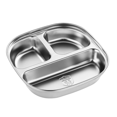MAGICLULU 4 Stück Teller mit Fächern Geteilte Essensplatte für Schüler Langlebiges Lunch Tray für Gesundes und Vielseitige Nutzung Wiederverwendbar MAGICLULU 4 Stück Teller mit Fächern Geteilte Essensplatte für Schüler Langlebiges Lunch Tray für Gesundes und Vielseitige Nutzung Wiederverwendbar von MAGICLULU