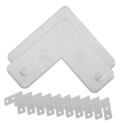 MAGICLULU 40 Stück Teiliges Edelstahl Rostfreie Möbelverbinder Stabile Eckwinkel für Holzmöbel Vielseitige Befestigungswinkel für Schrank Fenster Tisch und Regal MAGICLULU 40 Stück Teiliges Edelstahl Rostfreie Möbelverbinder Stabile Eckwinkel für Holzmöbel Vielseitige Befestigungswinkel für Schrank Fenster Tisch und Regal von MAGICLULU