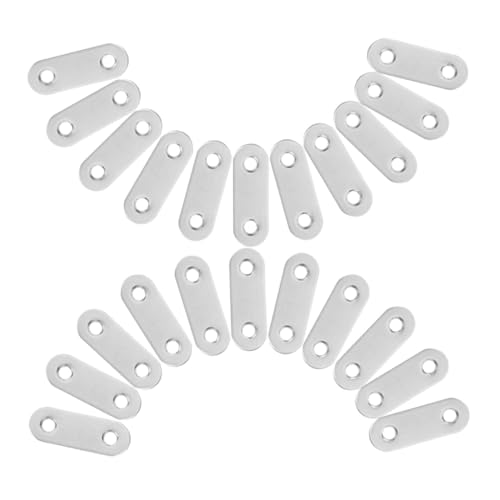 MAGICLULU 40 Stück Teiliges Edelstahl Winkelverbinder Gerade Halterungen Stabile Möbelverbinder für Holzreparatur Langlebige Metallplatten zur Möbelmontage und Regalbefestigung MAGICLULU 40 Stück Teiliges Edelstahl Winkelverbinder Gerade Halterungen Stabile Möbelverbinder für Holzreparatur Langlebige Metallplatten zur Möbelmontage und Regalbefestigung von MAGICLULU