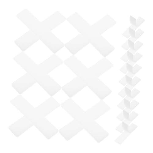 MAGICLULU 48paare Selbstklebende Klettverschlussstreifen Befestigungsband Klebstoff Quadratische Klettstreifen Für Home Office Auto Und Mehr Elastisches Klettklebeband von MAGICLULU