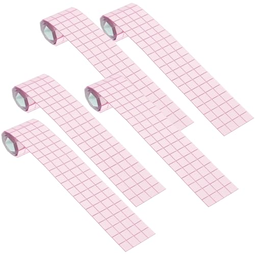 MAGICLULU 5 Rollen Selbstklebende Acryl Spiegelfliesen Kreative Wandaufkleber für Stilvolle Wohnkultur Roségold von MAGICLULU