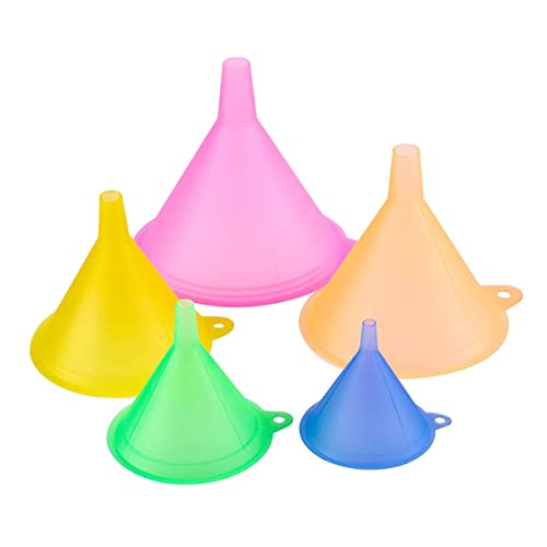 MAGICLULU 5 Stück Mini Trichter aus Kunststoff Teiliges für Flüssigkeiten Öle und Küchenanwendungen Wiederverwendbar Leicht zu Reinigen mit Kurzem Griff für Nachfüllen MAGICLULU 5 Stück Mini Trichter aus Kunststoff Teiliges für Flüssigkeiten Öle und Küchenanwendungen Wiederverwendbar Leicht zu Reinigen mit Kurzem Griff für Nachfüllen von MAGICLULU