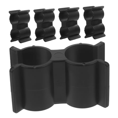 MAGICLULU 5 Stück Schwarze Doppelte Kunststoff rohrschellen Langlebige Rohrklemmen für Yacht Wohnmobil Vielseitige Befestigung für Regale und Rohre Einfache Montage MAGICLULU 5 Stück Schwarze Doppelte Kunststoff rohrschellen Langlebige Rohrklemmen für Yacht Wohnmobil Vielseitige Befestigung für Regale und Rohre Einfache Montage von MAGICLULU