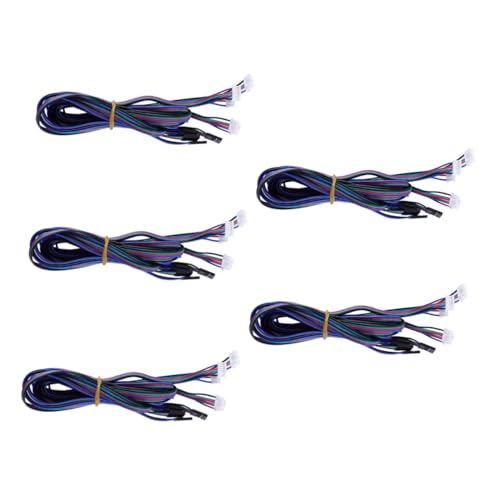 MAGICLULU 5 Stück Teiliges Schrittmotor Anschlusskabel Jst Weißer Terminal Stecker Kompatibel für Diverse Drucker Motoren Einfache Installation und Hohe Leistung MAGICLULU 5 Stück Teiliges Schrittmotor Anschlusskabel Jst Weißer Terminal Stecker Kompatibel für Diverse Drucker Motoren Einfache Installation und Hohe Leistung von MAGICLULU