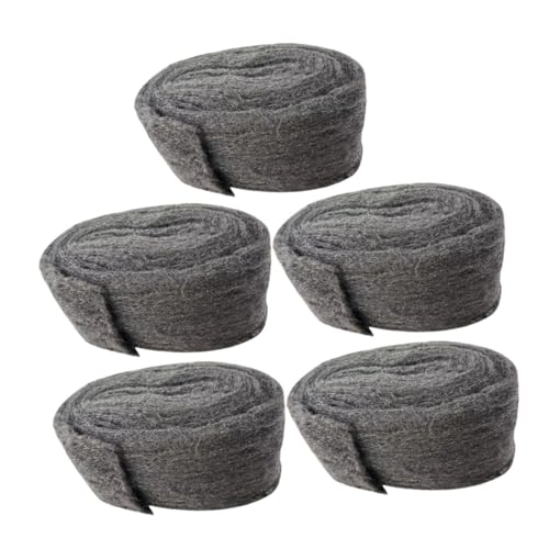 MAGICLULU 5 Stück Teiliges Stahlwolle mesh zur Lochfüllung und Rissabdichtung Feines Edelstahlgewebe für Mäuseabwehr Vielseitig für Garagentürdichtung Wand Rohrabdichtung Einfache von MAGICLULU