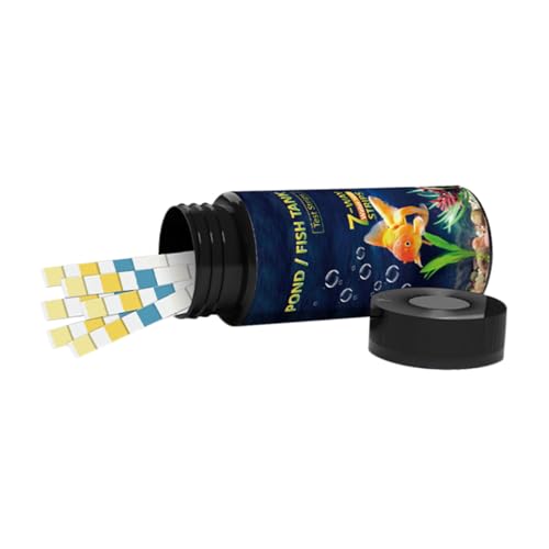 MAGICLULU 50 Stück Aquarium Wasserteststreifen Ph Chlor Nitrit Gesamtalkalität für Fischteich Pool Trinkwasser Wassertester Schnelltest zur Einfachen Wasserqualitätskontrolle von MAGICLULU