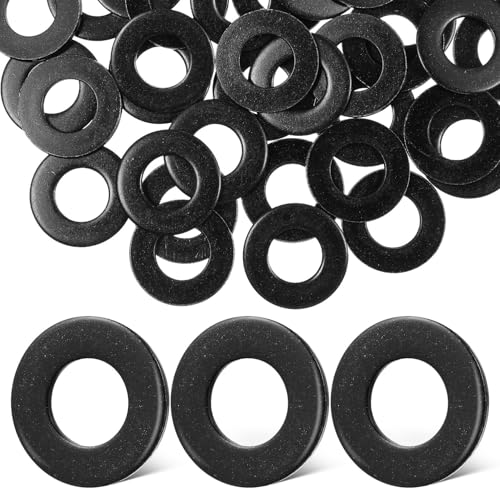 MAGICLULU 50 Stück Flachscheiben aus für Schrauben Runde Dichtscheiben Flachscheiben Gummidichtungen für Befestigungen für Bauprojekte und Reparaturen MAGICLULU 50 Stück Flachscheiben aus für Schrauben Runde Dichtscheiben Flachscheiben Gummidichtungen für Befestigungen für Bauprojekte und Reparaturen von MAGICLULU