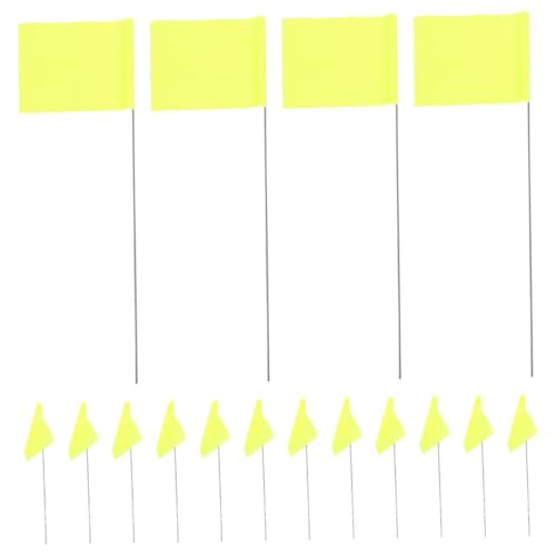 MAGICLULU 50 Stück Landschafts markierungsfähnchen Gelb Dreieckige Bau Gartenschilder Hohe Sichtbarkeit Leichtgewichtige Flaggen Für Vermessung Bewässerung Hundetraining MAGICLULU 50 Stück Landschafts markierungsfähnchen Gelb Dreieckige Bau Gartenschilder Hohe Sichtbarkeit Leichtgewichtige Flaggen Für Vermessung Bewässerung Hundetraining von MAGICLULU