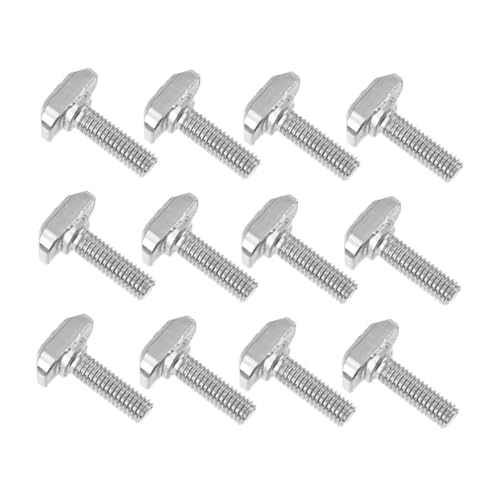 MAGICLULU 50 Stück Slot Hammerkopf Schrauben für Aluminiumprofile Präzise Gefertigt Schnelle Montage Geeignet für Industrie Cnc und Roboterbau MAGICLULU 50 Stück Slot Hammerkopf Schrauben für Aluminiumprofile Präzise Gefertigt Schnelle Montage Geeignet für Industrie Cnc und Roboterbau von MAGICLULU