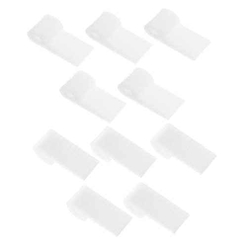 MAGICLULU 50 Stück Sofa-Federschnalle Sofa zubehör Rolle für Rolltore Sofa abdecken Gerätestecker Halterung Sofa segmentierter Stecker Anti- -Möbeldübel kleine Sofagarnituren Plastik Weiß von MAGICLULU