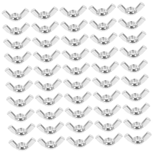 MAGICLULU 50 Stück Teiliges Flügelmutter Sortiment aus Verzinktem Kohlenstoffstahl Rostfrei Handdrehbar Robustes Befestigungsset für Heimwerker und Mechanische Anwendungen MAGICLULU 50 Stück Teiliges Flügelmutter Sortiment aus Verzinktem Kohlenstoffstahl Rostfrei Handdrehbar Robustes Befestigungsset für Heimwerker und Mechanische Anwendungen von MAGICLULU