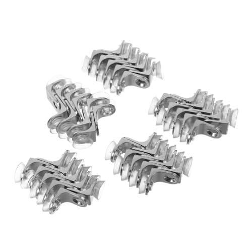 MAGICLULU 50 Stück Teiliges Küchenschrank Regalbodenträger mit Saugnapf und Schrauben Robuste Metall Einlegebodenhalter Vielseitig für Küchen Bücherregale Schränke Platzsparend und Sicher MAGICLULU 50 Stück Teiliges Küchenschrank Regalbodenträger mit Saugnapf und Schrauben Robuste Metall Einlegebodenhalter Vielseitig für Küchen Bücherregale Schränke Platzsparend und Sicher von MAGICLULU