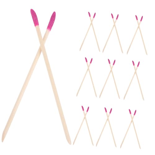 MAGICLULU 50 Stück Teiliges Schleifstäbe Doppelseitig für Feine Modellbearbeitung Kunststoff Holz Präzise Schleifpapierstäbe für Bastler und DIY enthusiasten Vielseitig für Polieren und von MAGICLULU