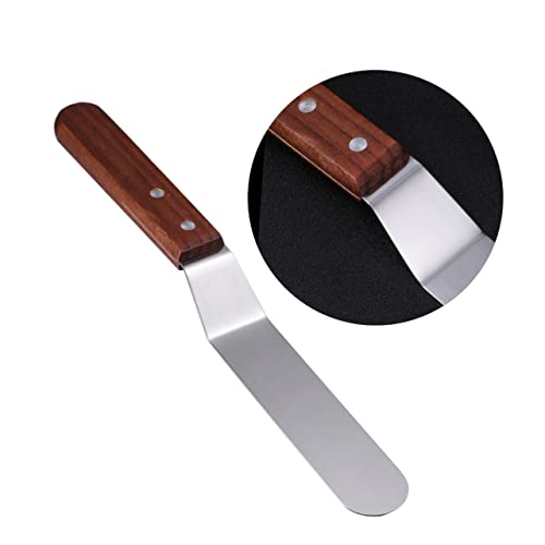 MAGICLULU Butterspatel Sahnespatel Spachtel Glätter Für Kuchen Gebäck Dekoration Marmelade Verteilen Tortenform Cutter von MAGICLULU