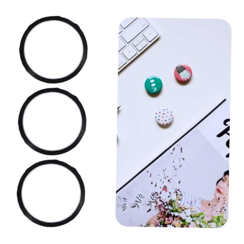 MAGICLULU 6 Rollen Markierungsband Beschriftungs Abdeckband Büro Vinyllinien Nadelstreifen Markierungsaufkleber Desktop Schilderband Desktop Positionierungsband Schwarz The Pet von MAGICLULU
