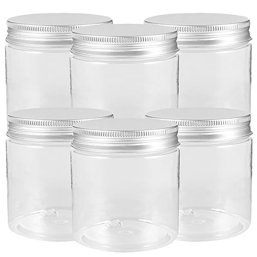 MAGICLULU 6 Stück 250 Ml Haustier-Einmachgläser Mit Normaler Öffnung Und Deckel Mini-Einmachgläser Aufbewahrungsglas Einmachgläser Für Getränke Marmelade Gewürze Honig Gelee Dessert MAGICLULU 6 Stück 250 Ml Haustier-Einmachgläser Mit Normaler Öffnung Und Deckel Mini-Einmachgläser Aufbewahrungsglas Einmachgläser Für Getränke Marmelade Gewürze Honig Gelee Dessert von MAGICLULU