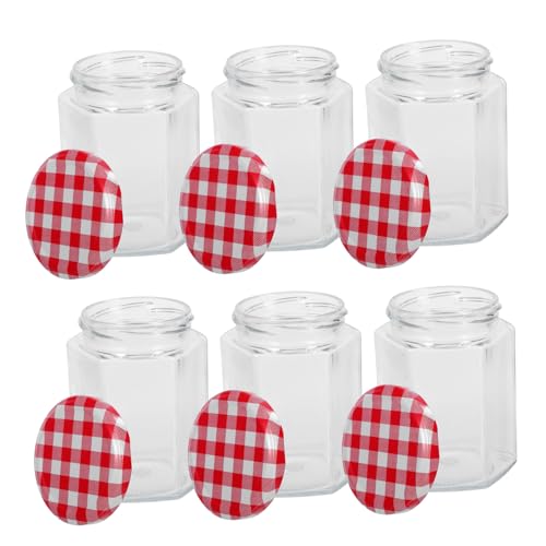 MAGICLULU 6 Stück Luftdichte Marmeladengläser mit Deckel Klare Einmachgläser für Marmelade Einlegen Bastelprojekte und Küchenlagerung Vielseitig Einsetzbar MAGICLULU 6 Stück Luftdichte Marmeladengläser mit Deckel Klare Einmachgläser für Marmelade Einlegen Bastelprojekte und Küchenlagerung Vielseitig Einsetzbar von MAGICLULU
