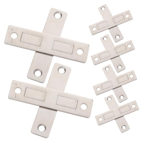 MAGICLULU 6 Stück Schließerverschluss Unsichtbare Möbel Riegelbeschläge Verschlüsse Schrankschubladen Schränke Fang Edelstahl Magnet Mechanisch Magnetisch Verdeckte Magnete Stopper MAGICLULU 6 Stück Schließerverschluss Unsichtbare Möbel Riegelbeschläge Verschlüsse Schrankschubladen Schränke Fang Edelstahl Magnet Mechanisch Magnetisch Verdeckte Magnete Stopper von MAGICLULU