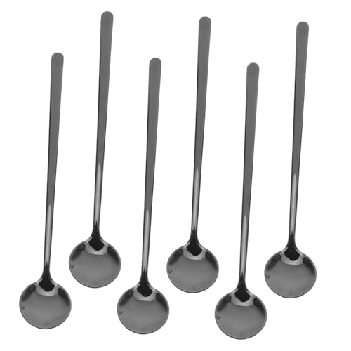 MAGICLULU 6 Stück Schöpfkelle Aus Edelstahl Bratenlöffel Aus Edelstahl Utensilien Eisteelöffel Espressolöffel Aus Metall Servierlöffel 304 von MAGICLULU